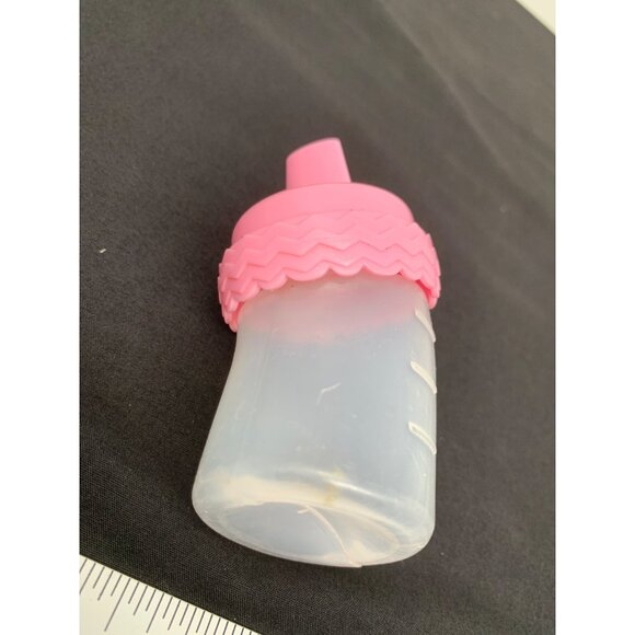 Hasbro Baby Alive Replacement Bottle Angle Neck Flat Nipple 3.5" Doll Bottle - Picture 3 of 3